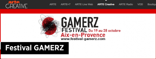 Festival Gamerz on Arte Creative