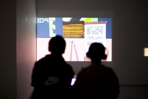 Games reflexions, an indie games exhibition curated by Isabelle Arvers, le Carreau, Cergy, 2013