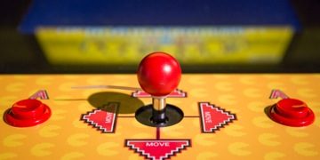 Pac-Man Joystick Evolution of Gaming / Retro-Gaming Exhibition by Isabelle Arvers