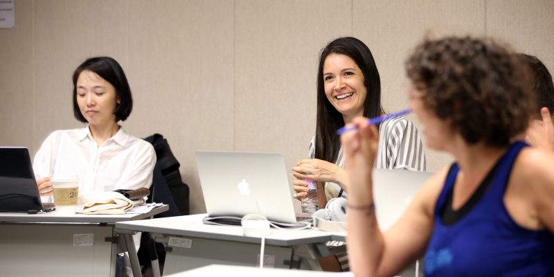 Games as lights and colors on canvas workshop by Isabelle Arvers ISEA 2019 Gwangju