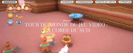 Tour du MOnde Jeu Vidéo en Corée du Sud par Isabelle Arvers pour la revue Immersion