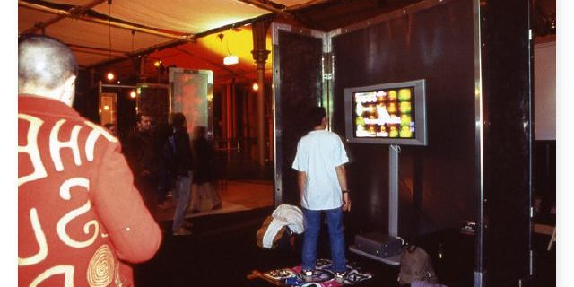 Playtime Retrogaming exhibit by siabelle arvers villette numérique 2002