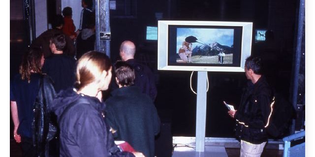 Playtime Retrogaming exhibit by siabelle arvers villette numérique 2002