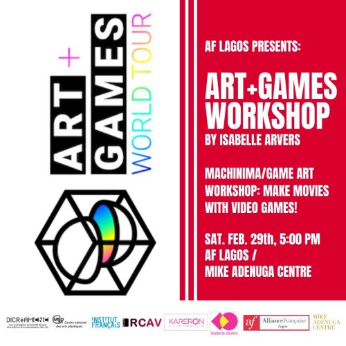 Machinima Workshop AF Lagos Isabelle Arvers