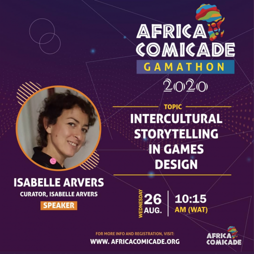 Isabelle Arvers at Africacomcade
