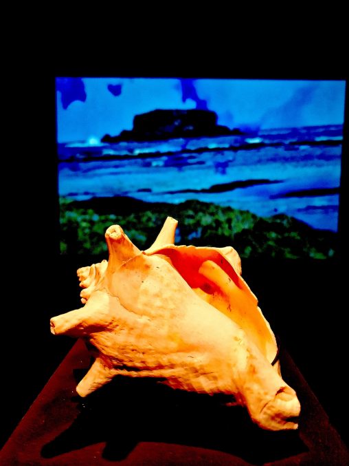 eFa interactive installation by Technorisha Collective: Livia Diniz, Benjamin Abras, Bruno Creuzet, Michel Petris, Henri Tauliaut, M’vwâma Diop, Annabel Gueredrat, Isabelle Arvers, 2023