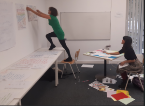 Anaïs Berck residency presentation of Isabelle Arvers & Livia Diniz